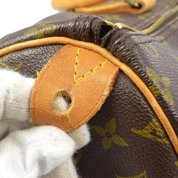 LOUIS VUITTON SPEEDY 35 HANDBAG PURSE MONOGRAM CANVAS - Picture 5 of 11